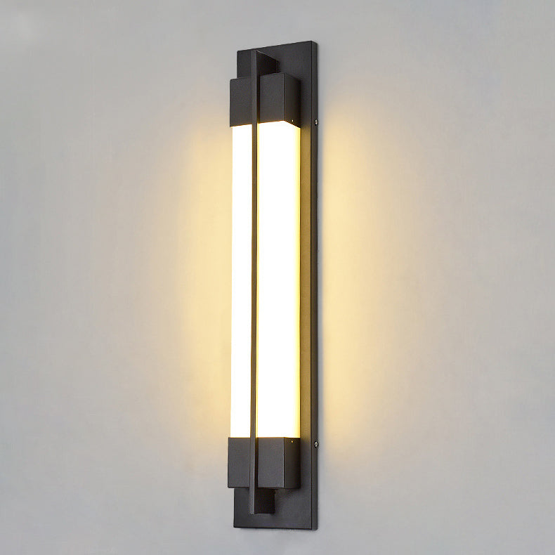 Imitation Marble Rectangle Acrylic Outdoor Light