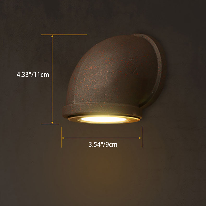 Tubular Iron Living Room Wall Lamp