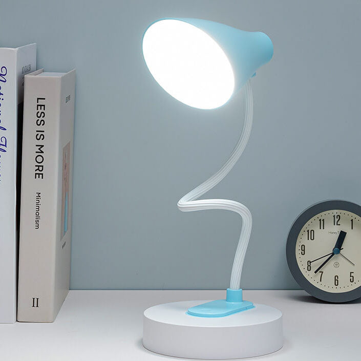 Plastic Round Foldable Table Lamp