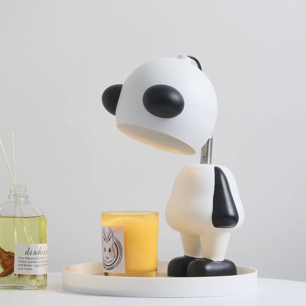 Cartoon Panda Resin Melting Table Lamp