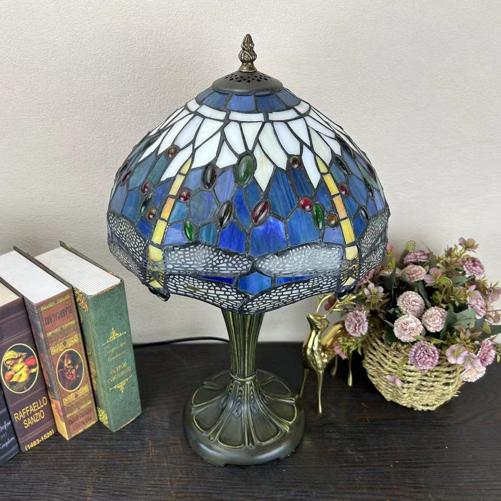 Round Dome Flower Alloy Table Lamp