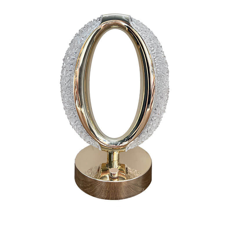 Ring Crystal Acrylic Touch Table Lamp