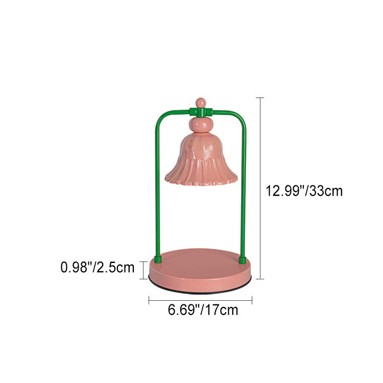 Iron Pink Flower Design Table Lamp