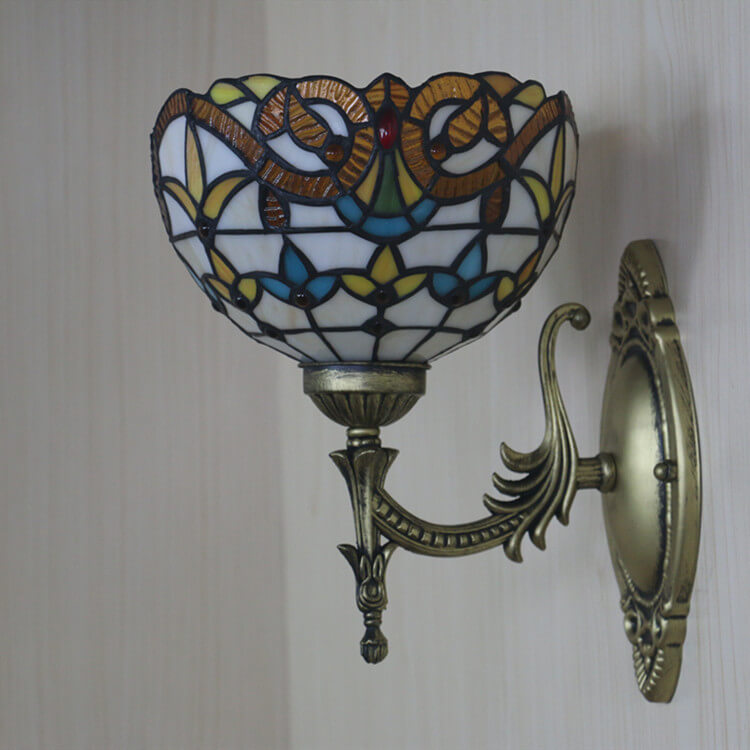 Flora Stained Glass Wall Lamp