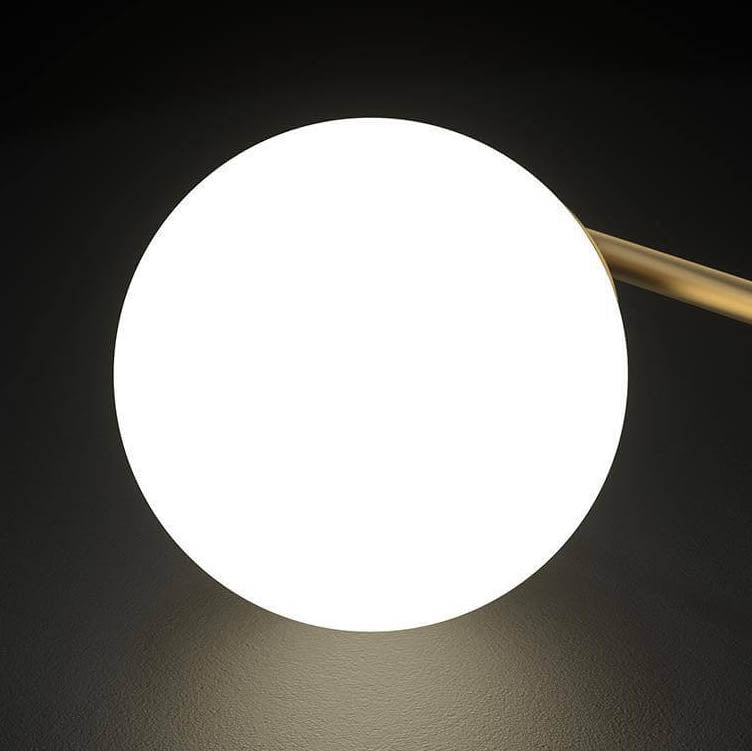Copper Ball 2-Light Table Lamp