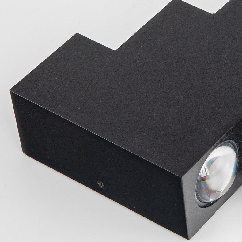 Square Geometric Luminous Outdoor Light