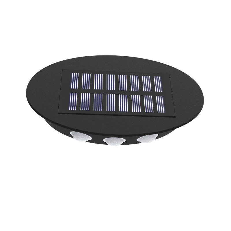 Round Tempered Glass Garden Outdoor Light