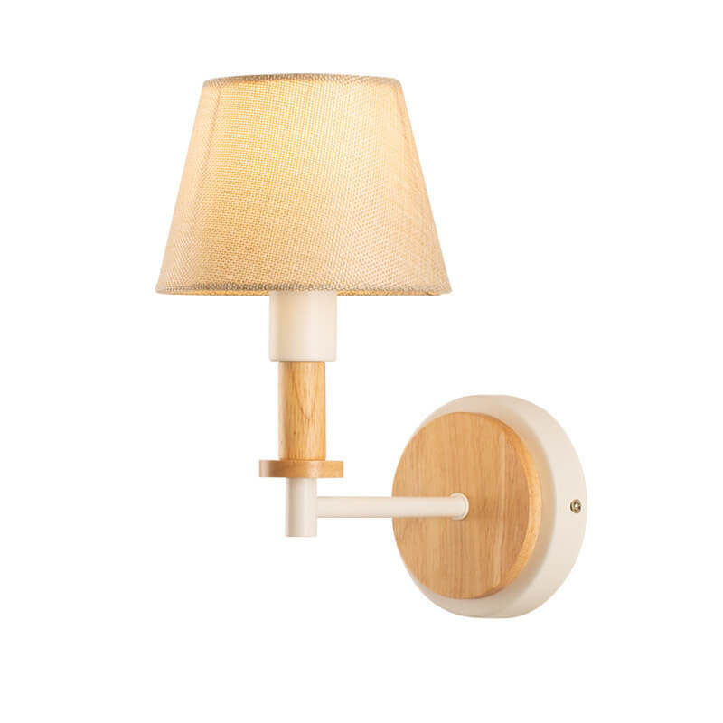 Wooden Tubular Wall Lamp