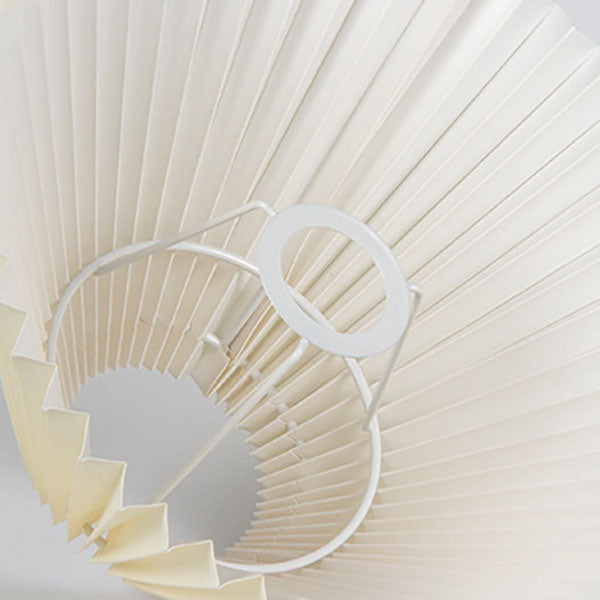 Pleated Solid Color Acrylic Table Lamp