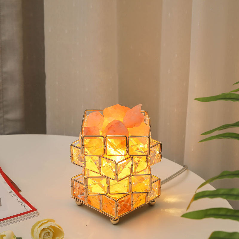 Hardware Cube Bedroom Table Lamp