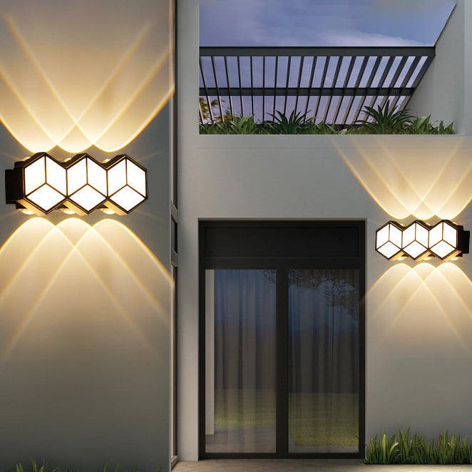 Aluminum Acrylic Lozenge Patio Outdoor Light