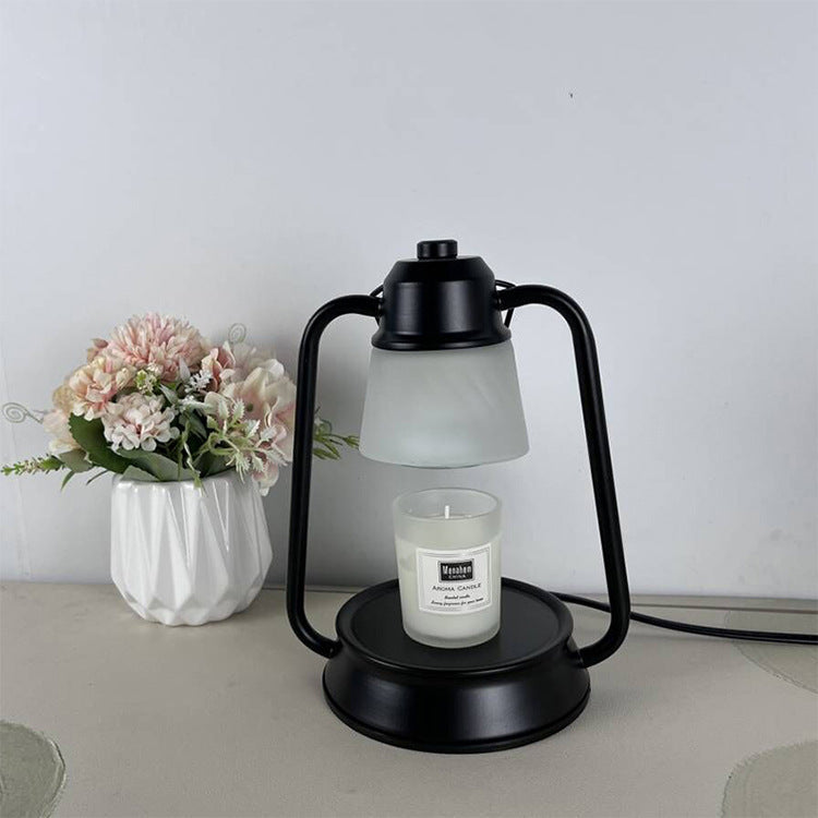 Round Glass Hardware Melting Table Lamp