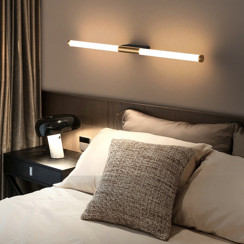 Long Cylinder Rectangle Iron Wall Lamp