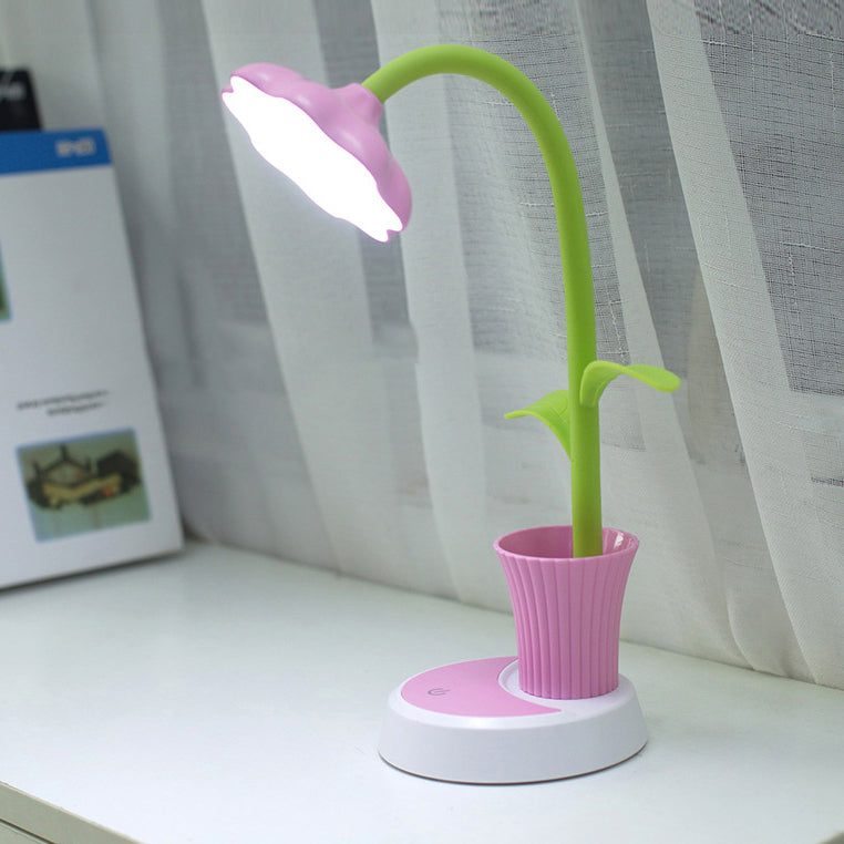 Sun Flower Pen Holder Table Lamp