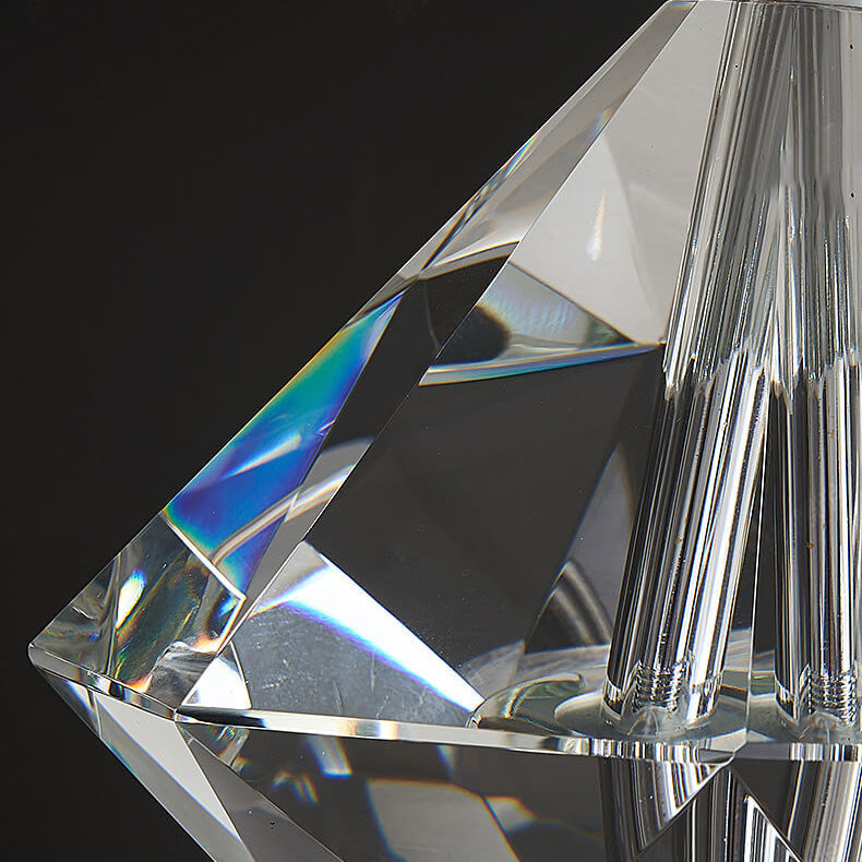 Crystal Fabric Table Lamp