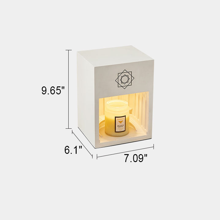 Square Resin Melting Wax Table Lamp