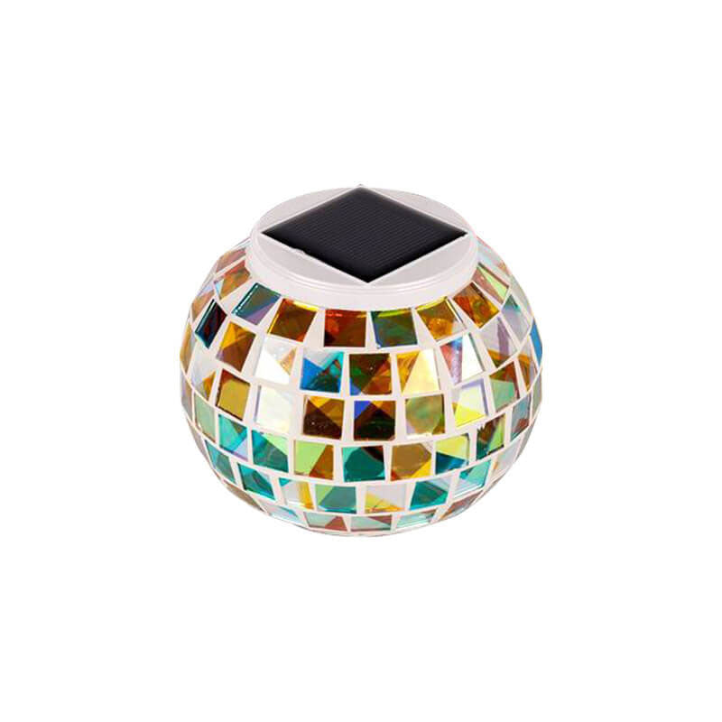 Tiffany Solar Mosaic Outdoor Light