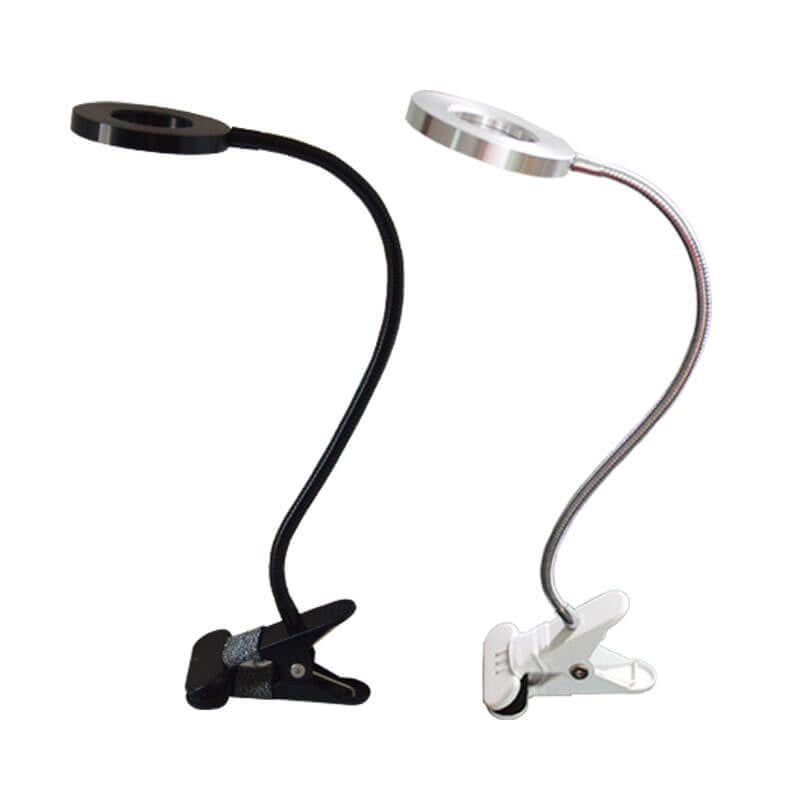 Hose Button Reading Clip Table Lamp