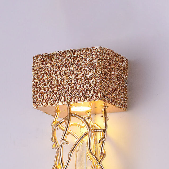 Brass Tree Branch Hardware Wall Lamp