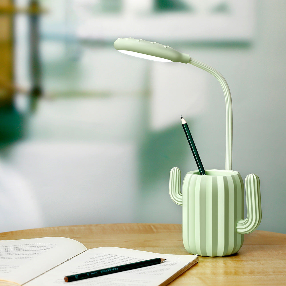Foldable Cactus Design Eye Table Lamp