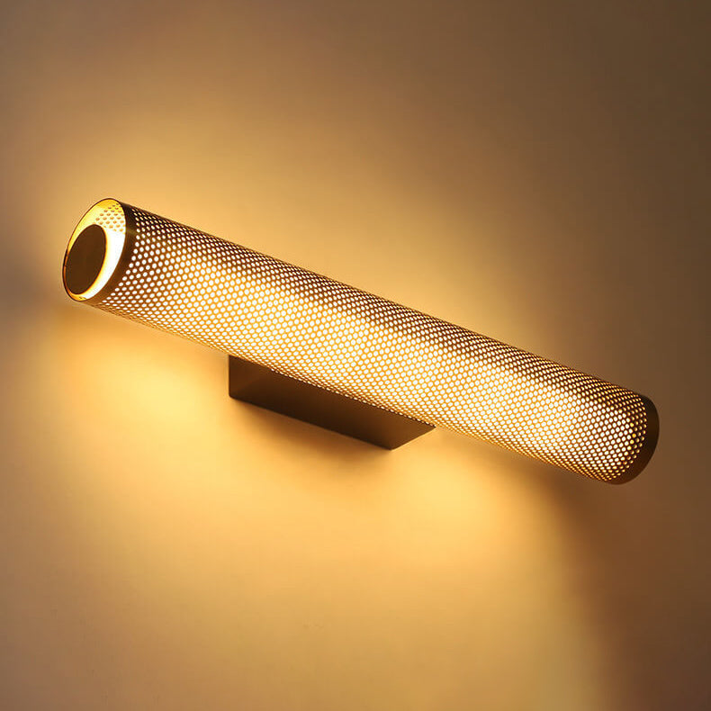 Vanity Grid Column Hardware Wall Lamp