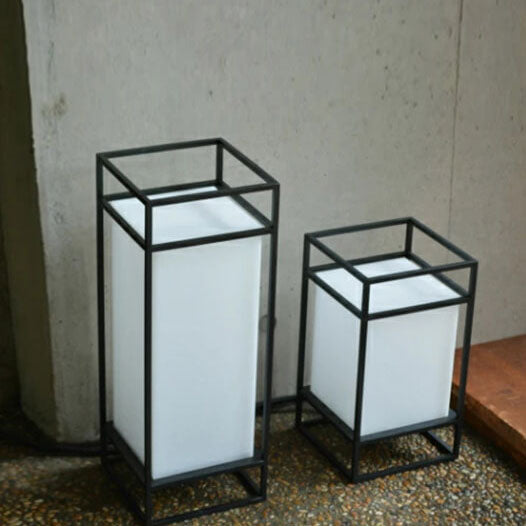 Japanese Tatami Rectangular Iron Floor Lamp