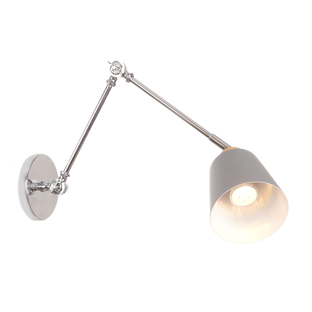Retractable Cylinder Iron Zinc Wall Lamp