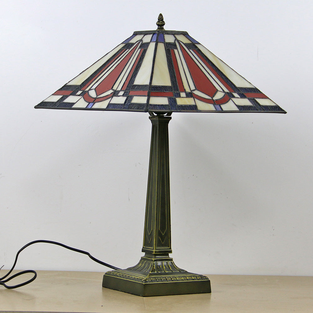 Conic Diamond Deer Alloy Table Lamp