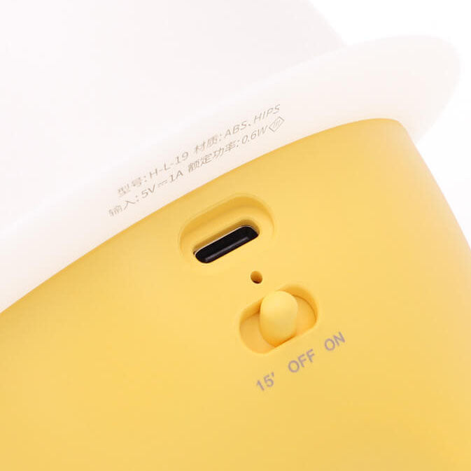 Cute Emoji Silicone Night Table Lamp