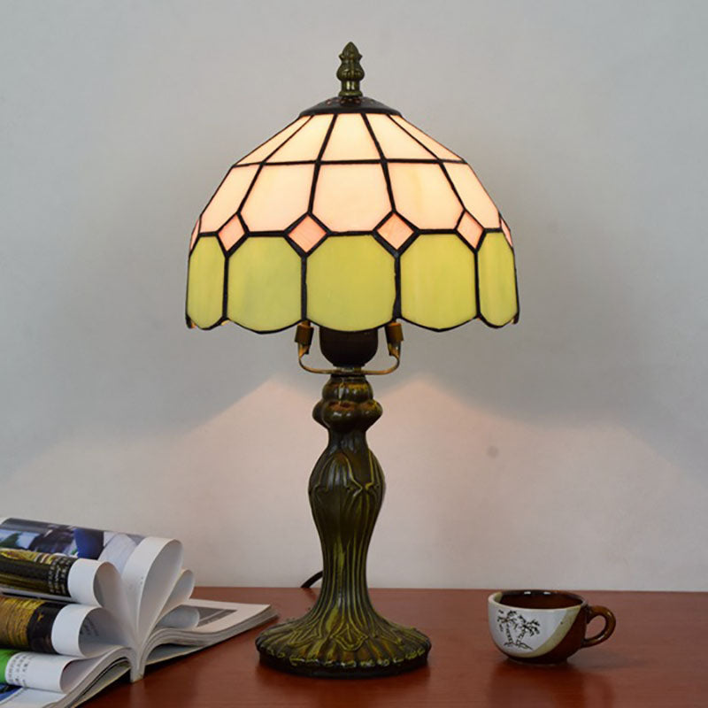 Aluminum Alloy Glass Dome Table Lamp
