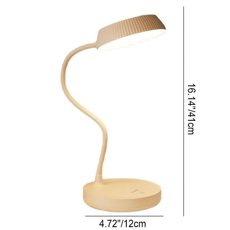 Round Plate Touch Eye Table Lamp
