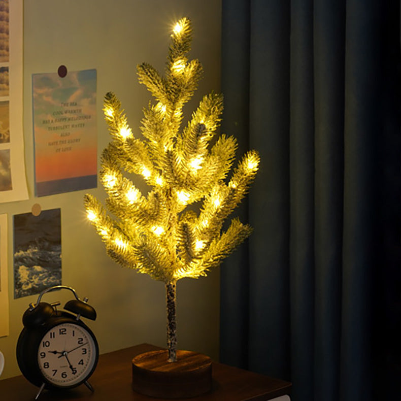 Pine Needle Tree PVC Table Lamp