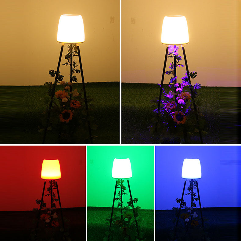 Tripod Round Iron ABS Floor Lamp