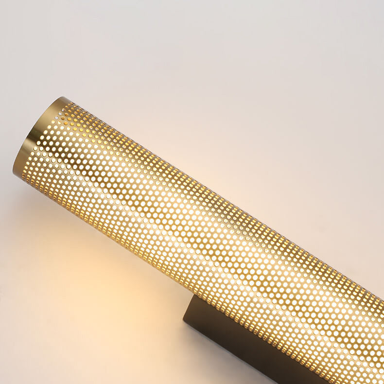 Vanity Grid Column Hardware Wall Lamp