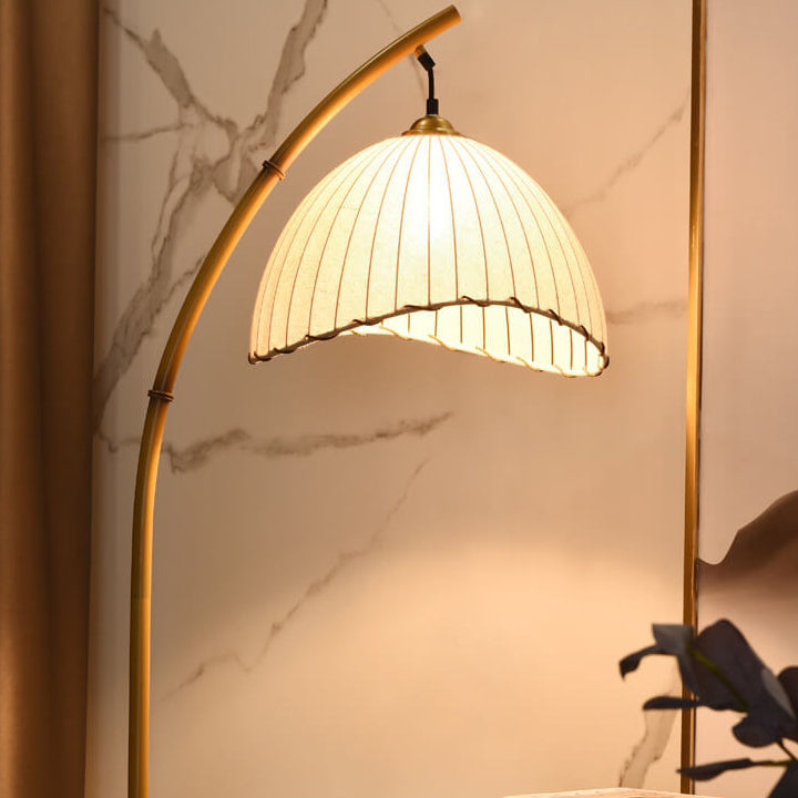 Retro Zen Simulation Bamboo Floor Lamp