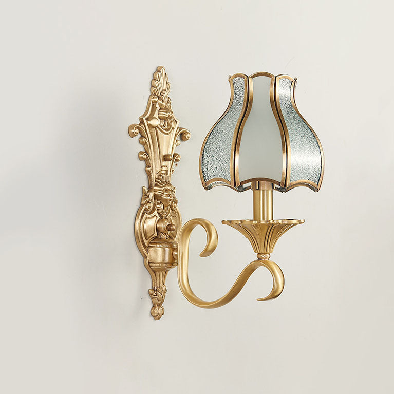 Copper Glass Wall Lamp