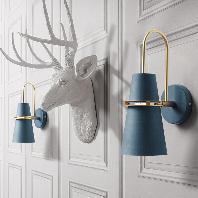 Horn Iron Bedroom Wall Lamp