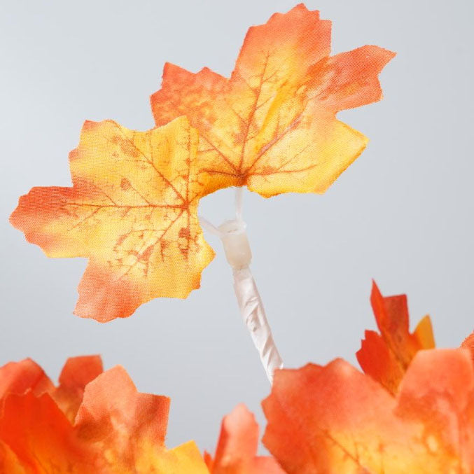 Christmas Plastic Maple Leaf Table Lamp