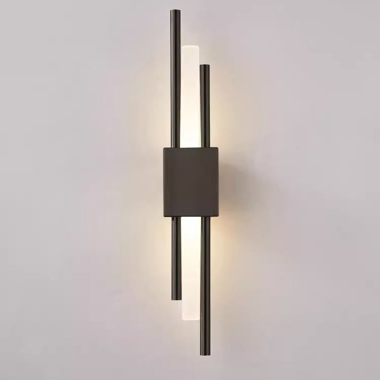 Iron Acrylic Strip Bedside Wall Lamp
