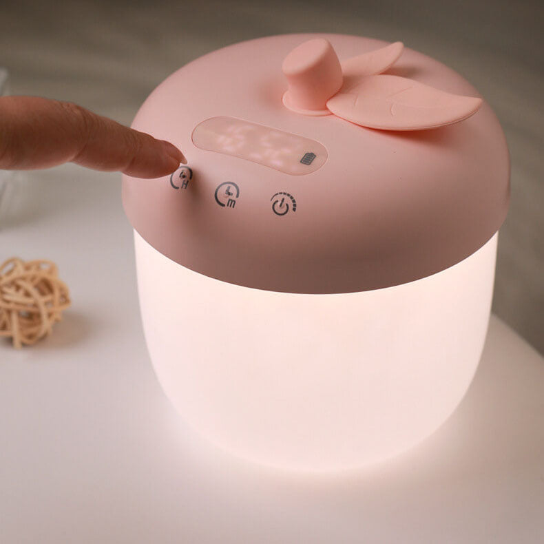 Apple Clock Touch Night Table Lamp