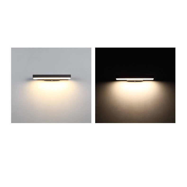 Rectangular Flat Sensor Outdoor Light