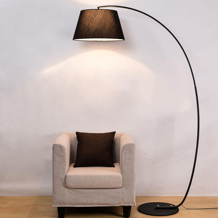 Solid Color Fishing Iron Floor Lamp