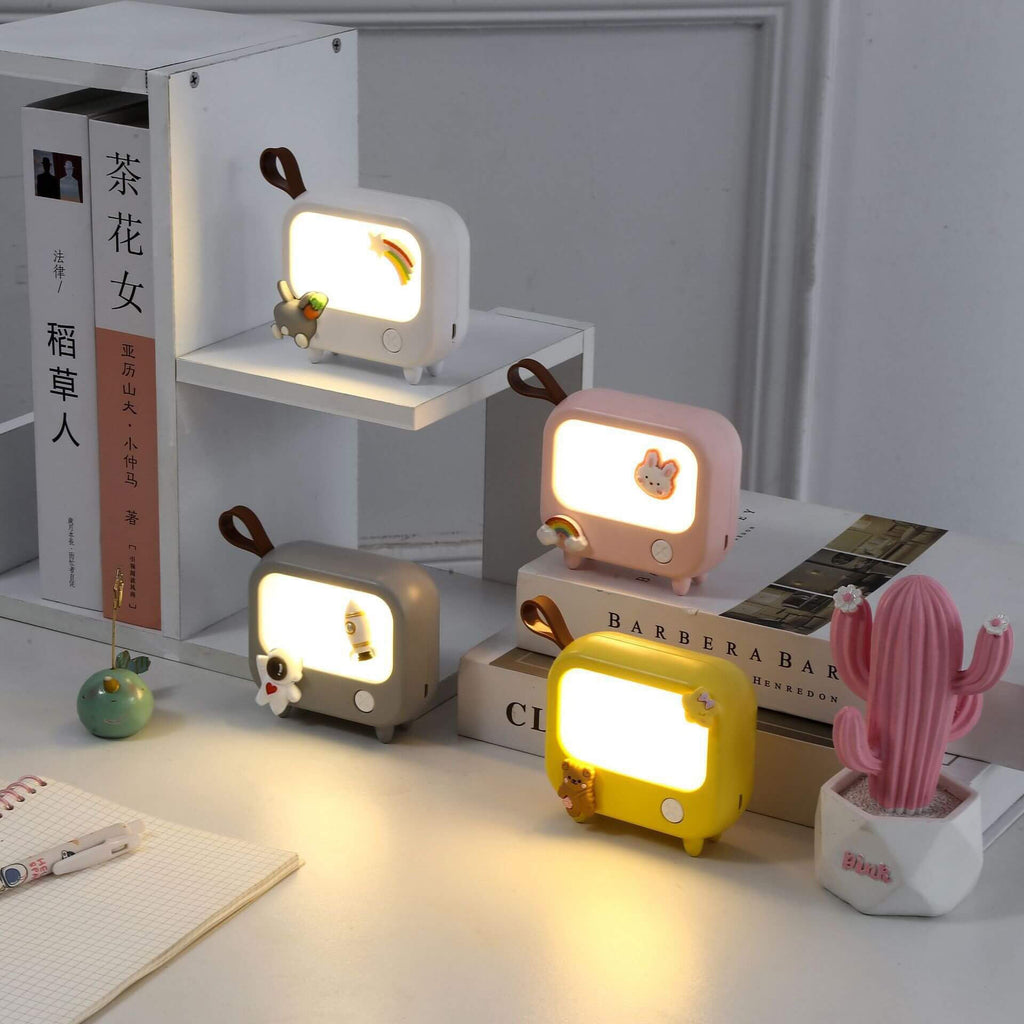 Mini TV Night Table Lamp