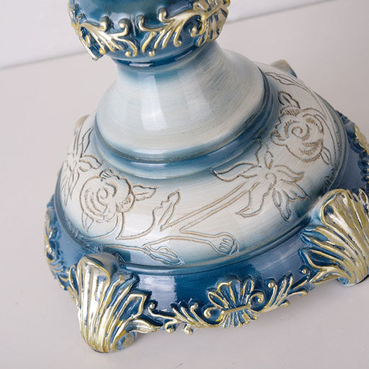 Europe Flower Resin Table Lamp