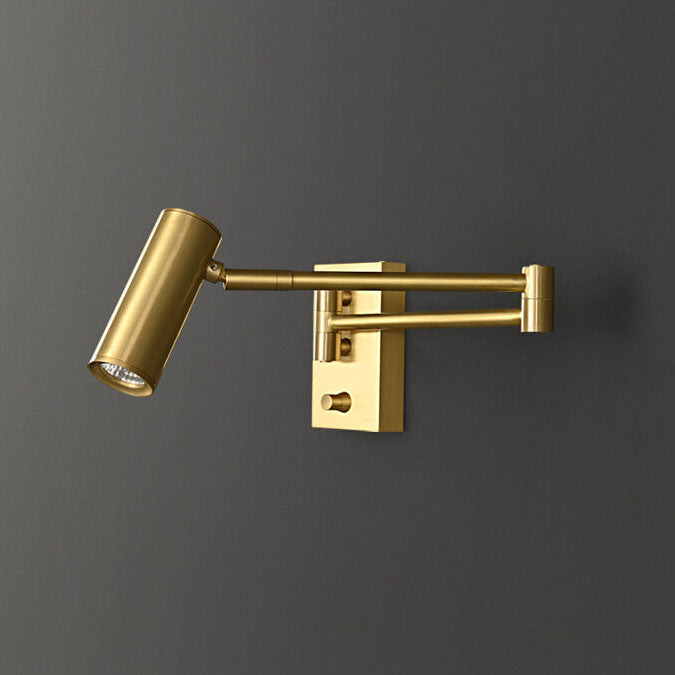 Copper Rotatable Eye Protection Wall Lamp