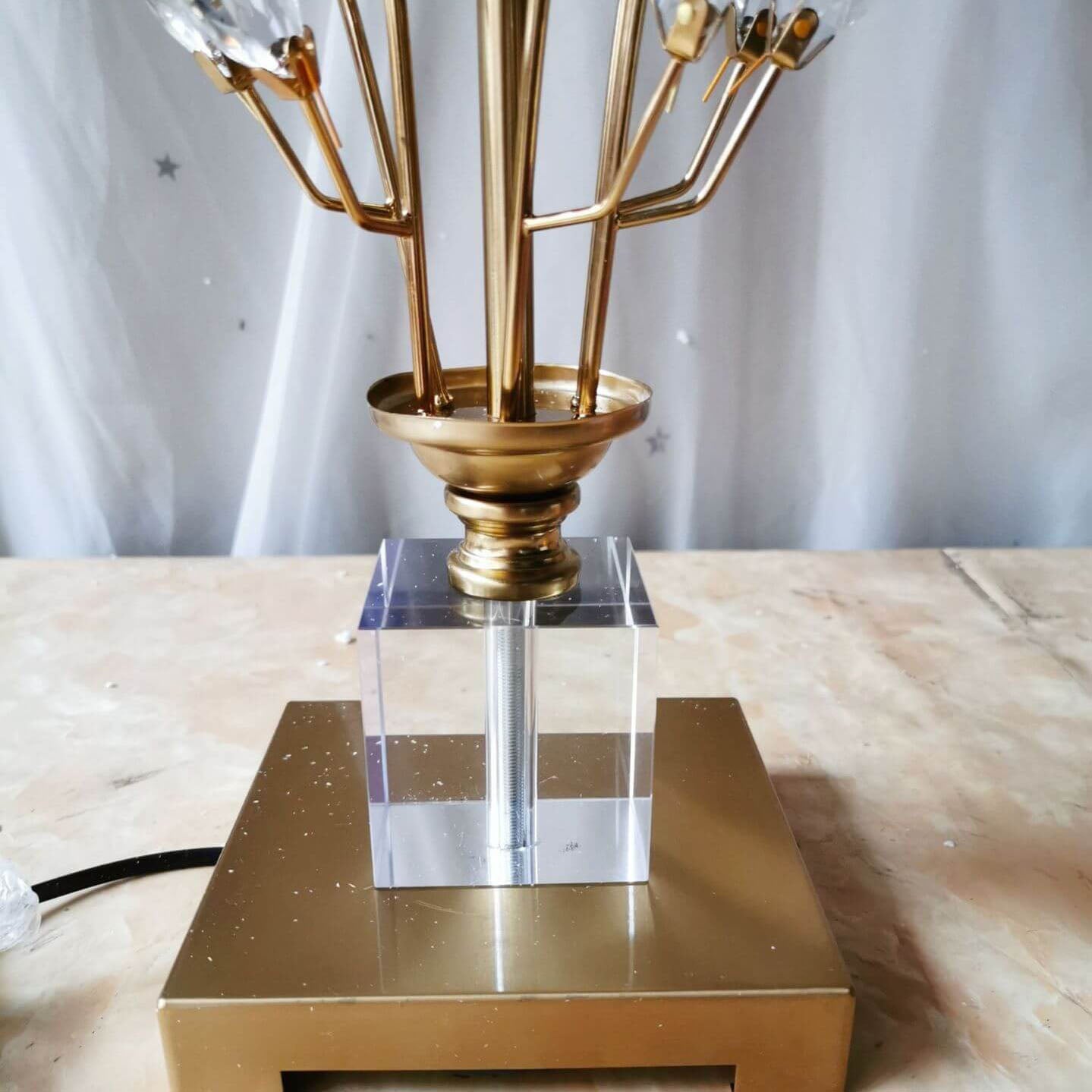Tree Branch Round Quadrangle Table Lamp