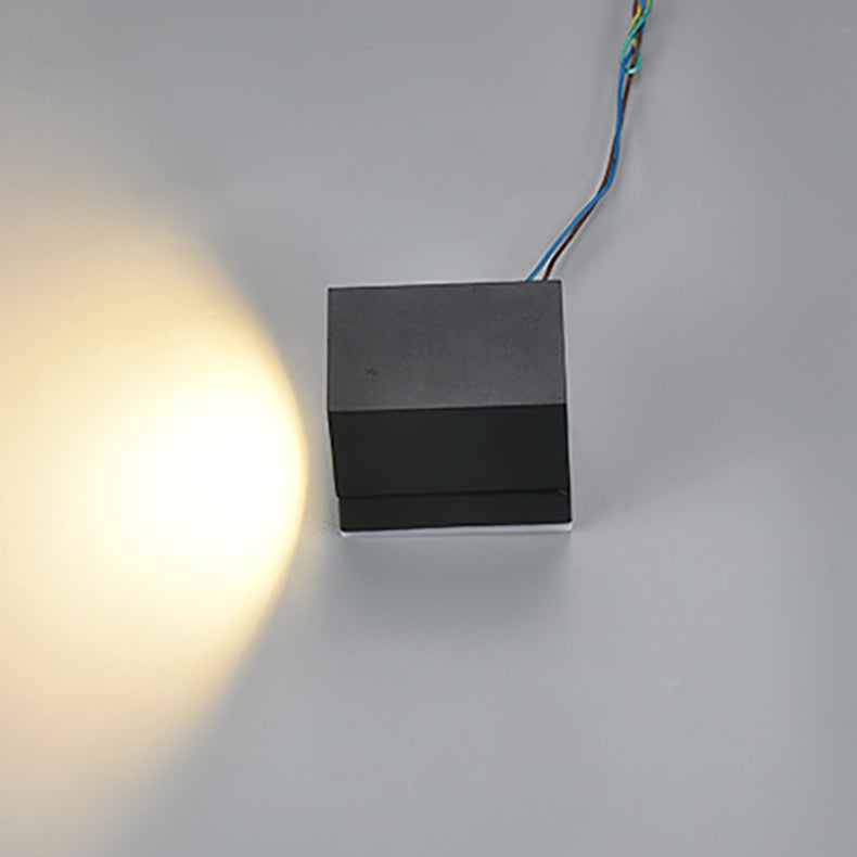 Angle Square Aluminum Patio Outdoor Light