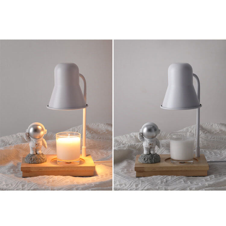 Astronaut Aromatherapy Melting Wax 2-Light Table Lamp