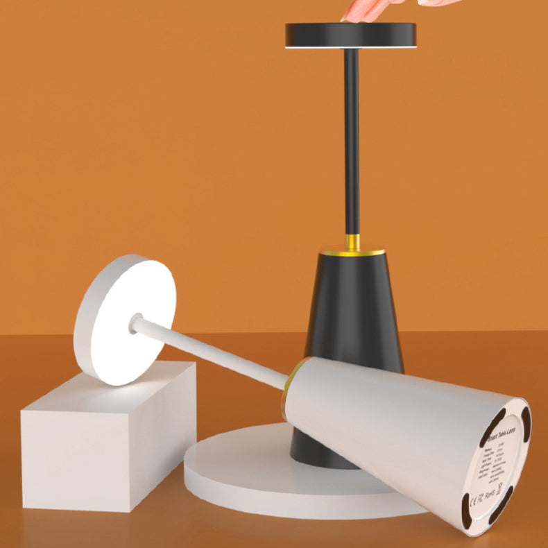 Cylindrical PC Iron Living Table Lamp