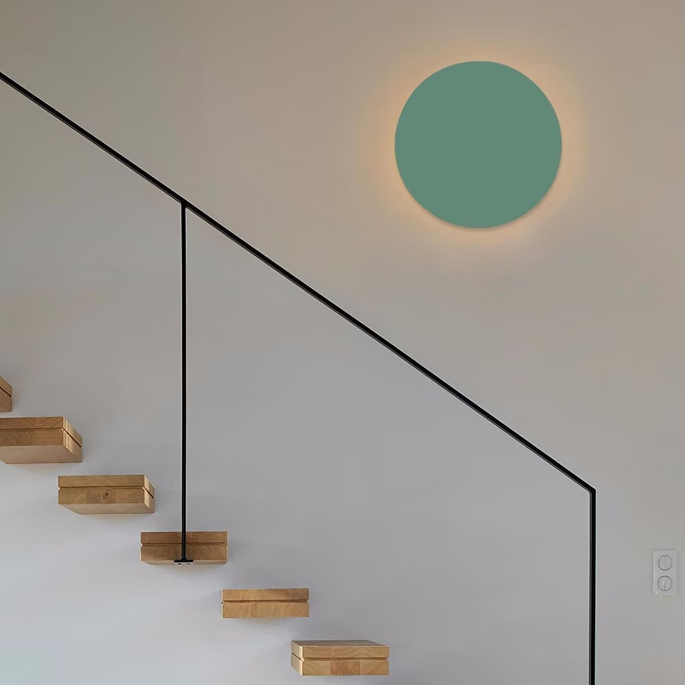 Colorful Round Iron Wall Lamp
